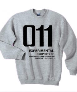 011 Experimental property of hawkins national laboratory sweatshirt
