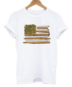 American Flag Weed t-shirt