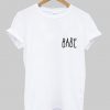 BABE pocket print t-shirt