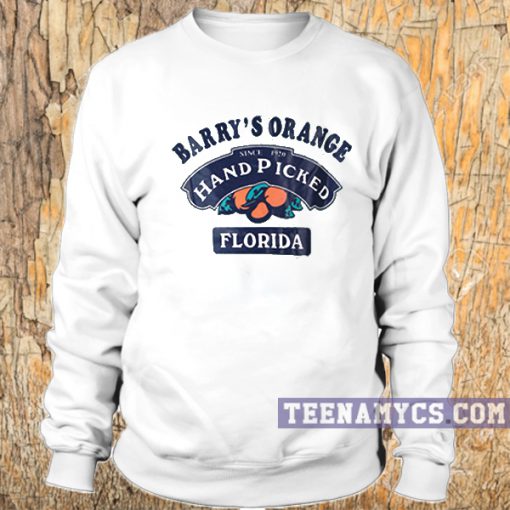 Barry's Orange Florida Sweatshirt