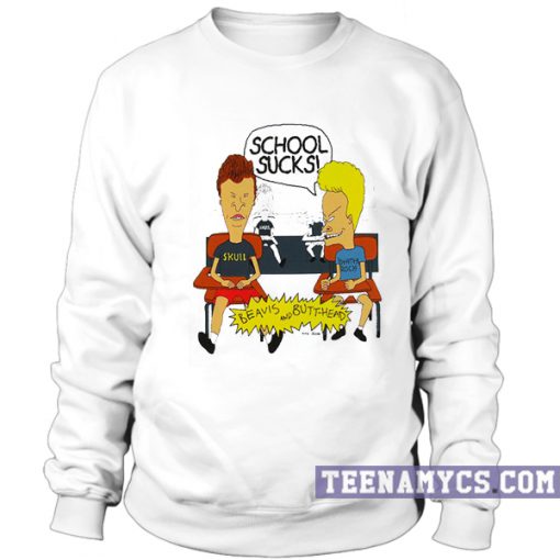 Beavis and Butt-Head School Sucks Sweatshirt