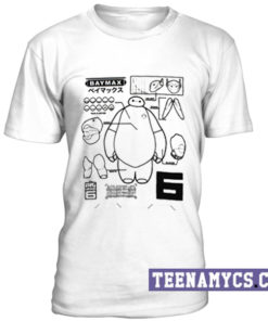 Big Hero Baymax Schematic T-shirt