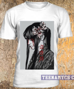 Bloody japanese girl t-shirt