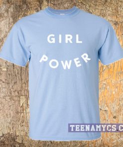 BLue Girl Power t-shirt