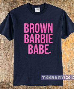 Brown Barbie Babe t-shirt