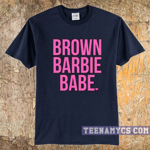 Brown Barbie Babe t-shirt