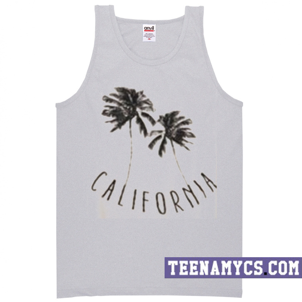 California (palm trees) Tank top