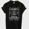 Cannabis Sativa Legalized t-shirt