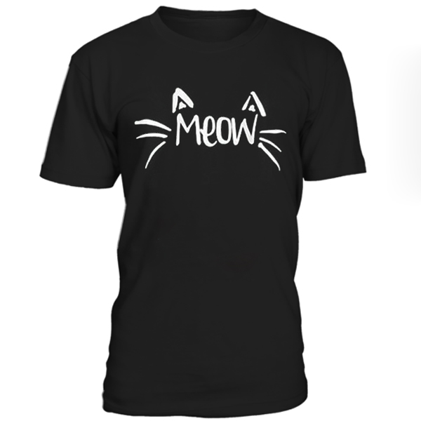 Cat meow unisex t-shirt