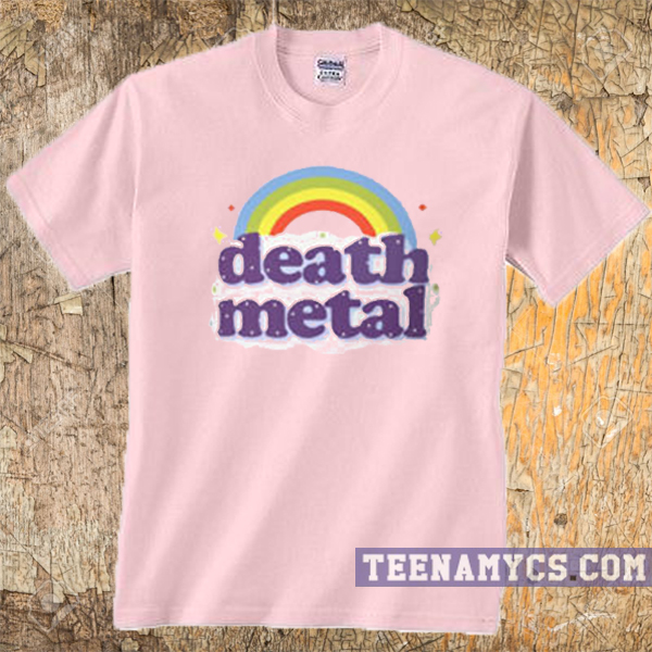 Death metal rainbow t shirt - teenamycs