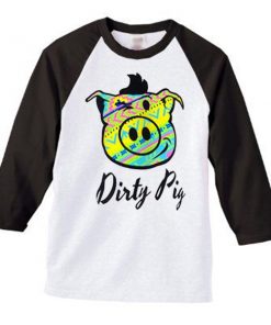 Dirty Pig Raglan Unisex T Shirt