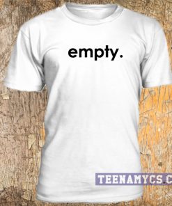 Empty t-shirt