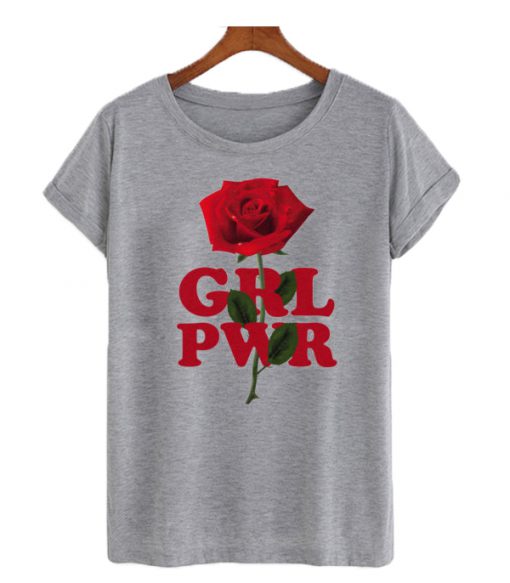 GRL PWR Rose T-shirt