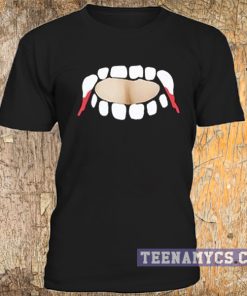 Gabby Show, vampire teeth cut out t shirt
