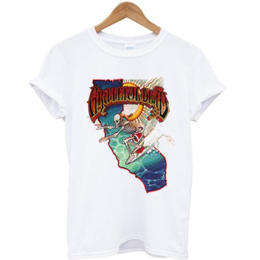Grateful Dead Surfing Skeleton T-shirt