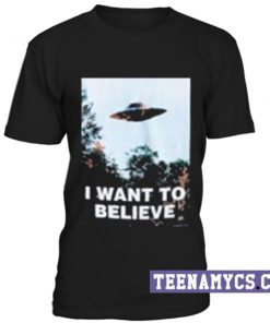 I want to believe the x-files T-shirt