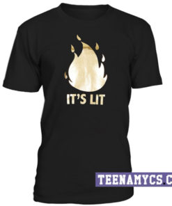 It's LIT black gold unisex T-Shirt
