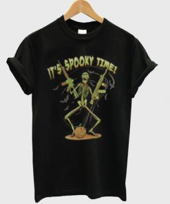 It's spooky time skeleton Halloween t-shirt