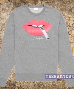 Lips smoking Sweatshirt