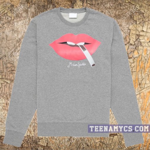 Lips smoking Sweatshirt