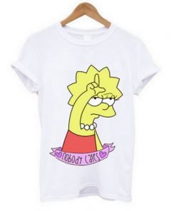 Lisa Simpson Nobody Cares Tee