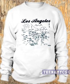 Los Angeles Map Sweatshirt