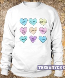 Mean hearts sweatshirt