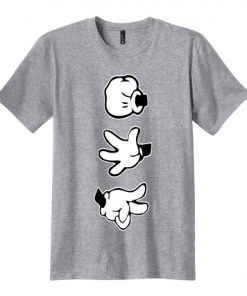 Mickey Hands Rock Paper Scissors T-shirt