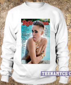 Miley Cyrus rolling stone cover sweatshirt