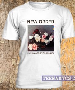 New Order, Power corruption and lies t-shirt