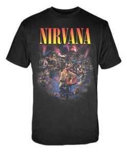 Nirvana live in concert photo t-shirt