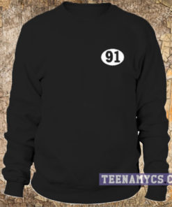 Number 91 Sweatshirt
