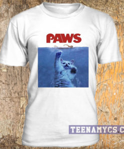 Paws cat t-shirt