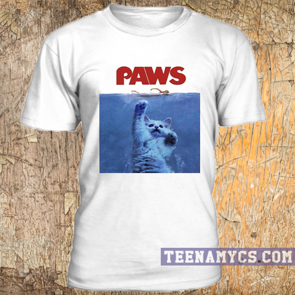 Paws cat t-shirt