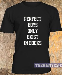 Perfect Boys Only Exist in Books t-shirt