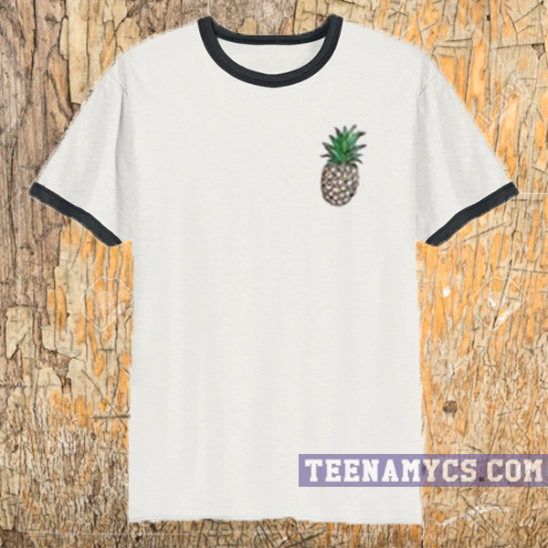 Pineapple ringer t-shirt