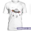 Planet and the astronouts unisex T-Shirt