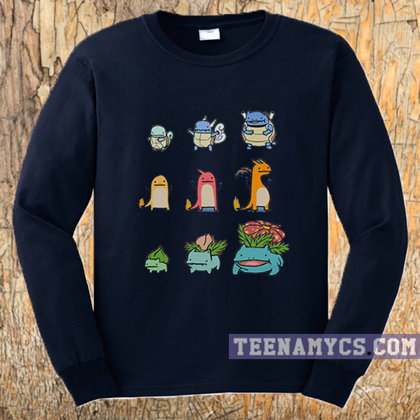 Pokemon Character Evolution Sweatshirt