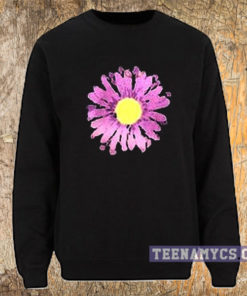 Purple Flower Sweatshirt