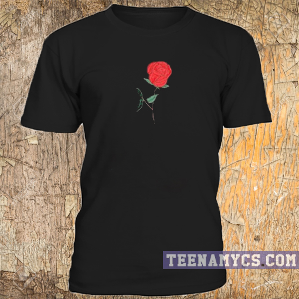 Rose flower t-shirt