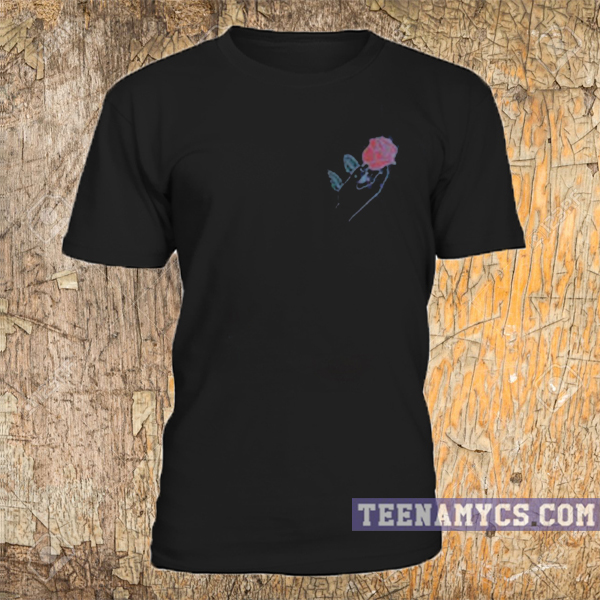 Rose in hand T-shirt