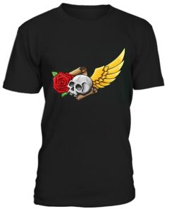 Skull and rose t-shirt