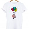 Sloth Tied To Balloon T-shirt