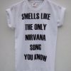 Smells Like Nirvana Song T-shirt