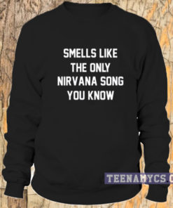 Smells like the only nirvana song you know Sweatshirt