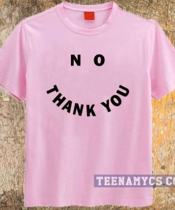 Smiley No Thank You t-shirt