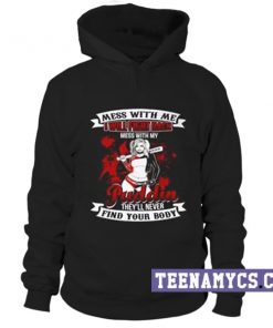 Suicide Squad mess with me i will fight back Hoodie