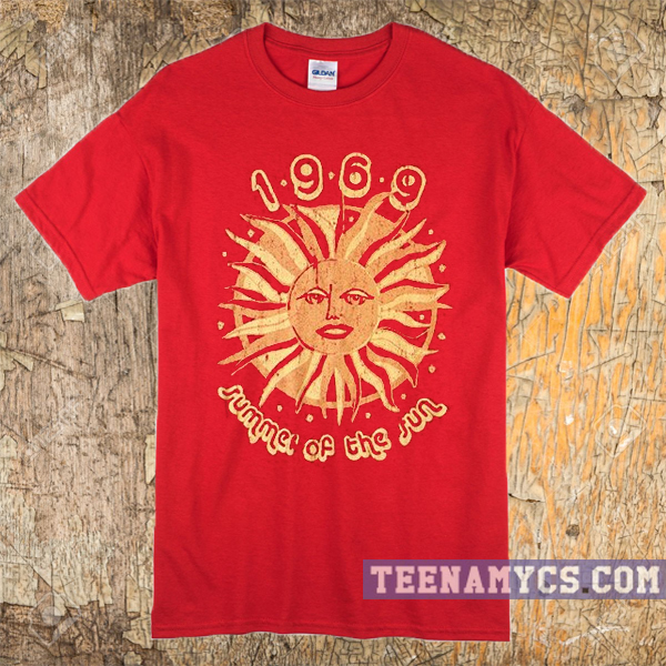 Summer of the sun 1969 t-shirt