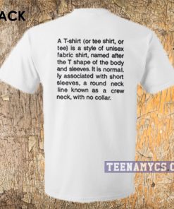 T-shirt definition shirt