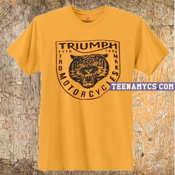 Triumph Motorcycles T Shirt Teenamycs 4950